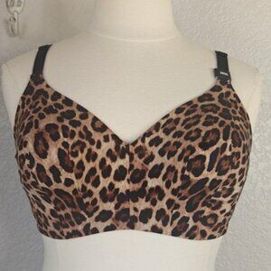 Torrid 38DD Dream Wire-Free Bra Leopard Print